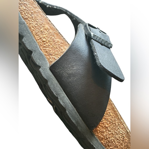 Birkenstock Gizeh Biko-Flor Black Thong Sandals. Size EU 36/ US 5-5.5. - Picture 12 of 16